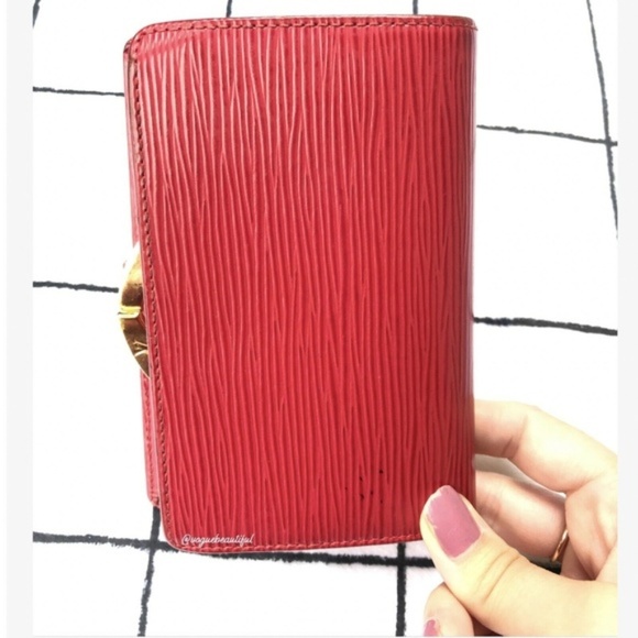 Louis Vuitton Epi Leather Red French Wallet - Picture 2 of 8